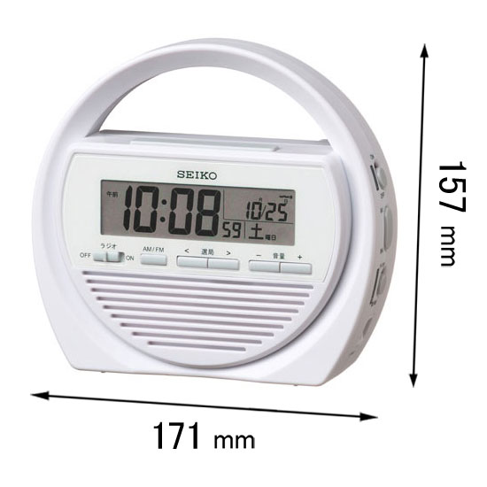 セイコー 防災 多機能目覚まし時計 SQ764W
