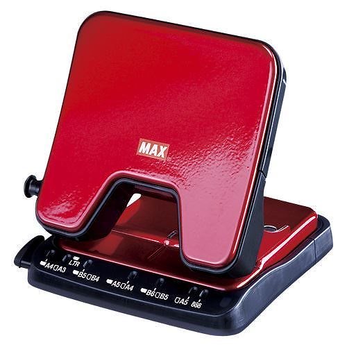 （まとめ買い）軽あけパンチ SCOOVA レッド DP-35T/R 00019472 [x3]
