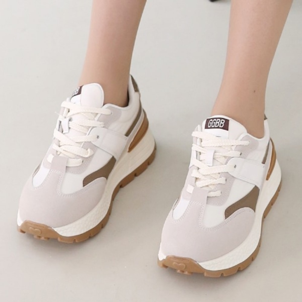 (ニーナのパリ) 6cm ファジーファッションスニーカー