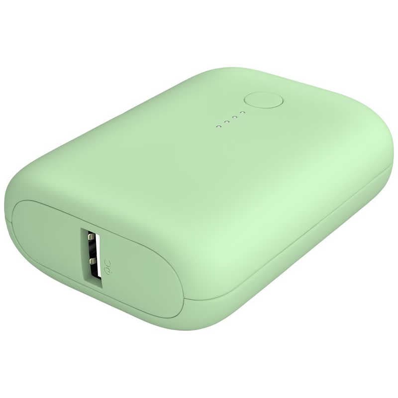 MOTTERU　モバイルバッテリー MOTTERU ピスタチオ [10000mAh/ PD20W /2ポート /充電タイプ]　MOT-MB10001Z-PS