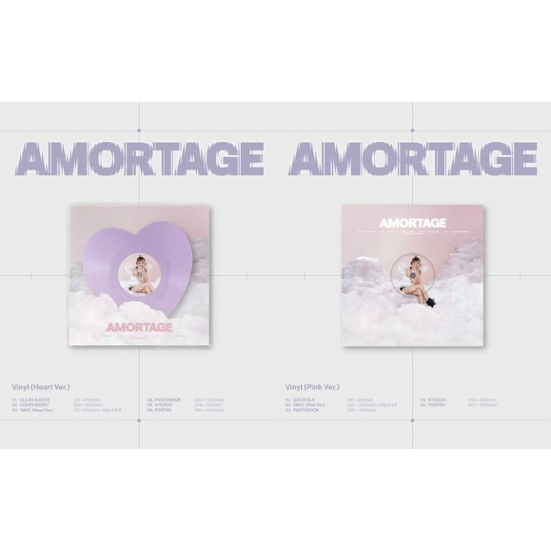 (LP) [2種セット] JISOO Mini Album [AMORTAGE] Vinyl / blackpink /チャート反映