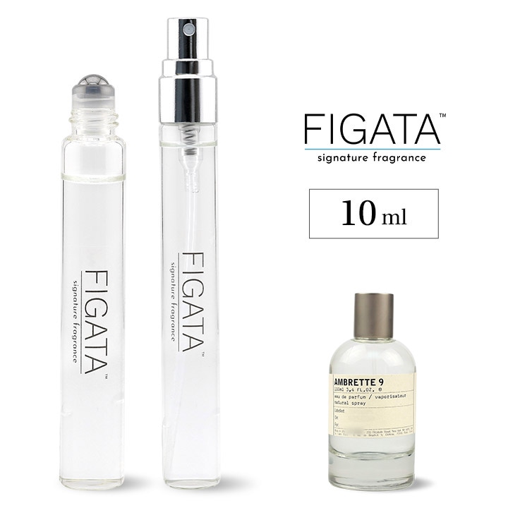 [FIGATA]ミニ香水 原材料/ ルラボ アンブレット9 オーデパルファン 香水 お試し 選べる 容量 10ml スプレー ロールオン アトマイザー ネコポス