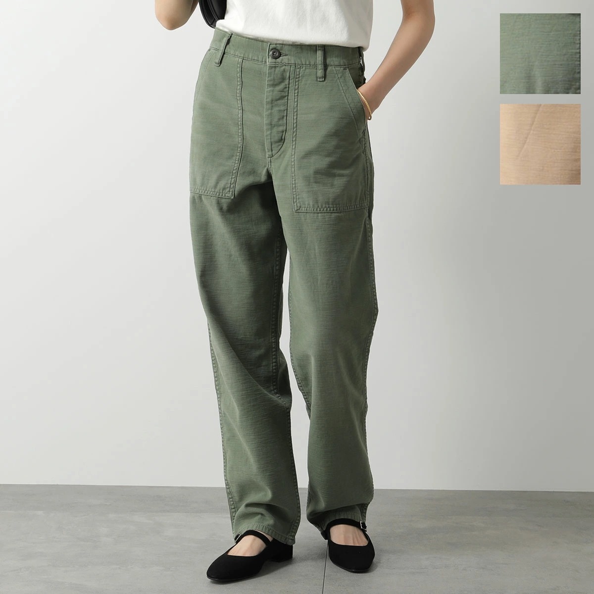 Polo Ralph Lauren ポロ ラルフローレン チノパンツ MILTRY PT-ANKLE-FLAT FRONT 211949932 レディース コットン ストレート カラー2色