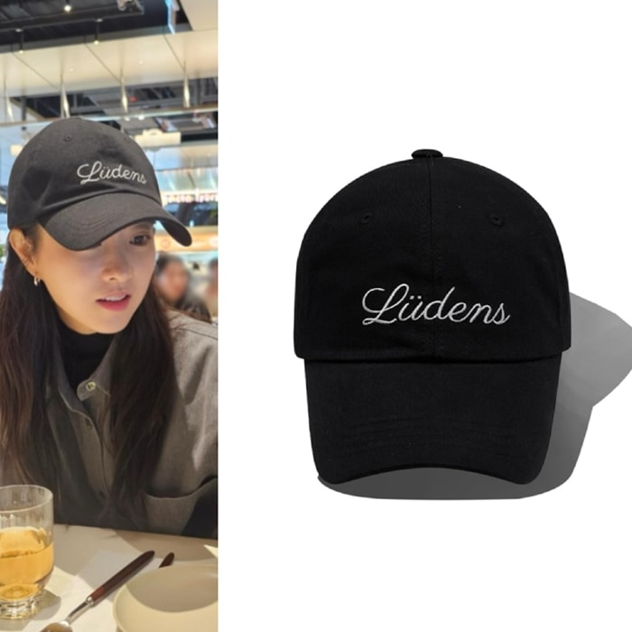 パクボヨン着用 [TABB LUDENS] Ludens Signature Ball Cap Black
