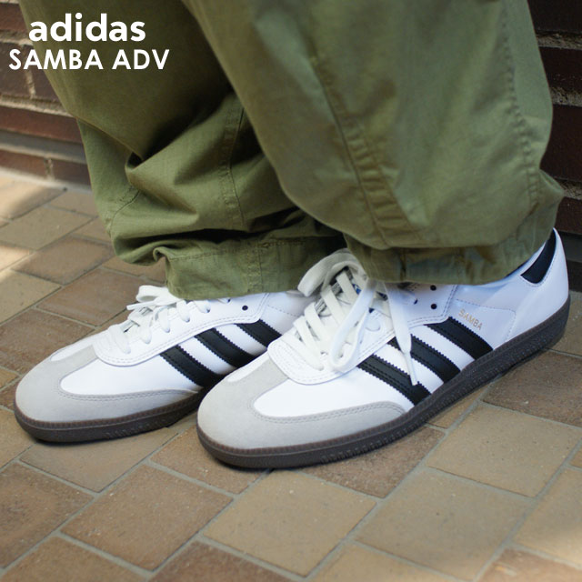 アディダス adidas SAMBA ADV サンバ FTWWHT/CBLACK/GUM5 GZ8477 291-003082-280