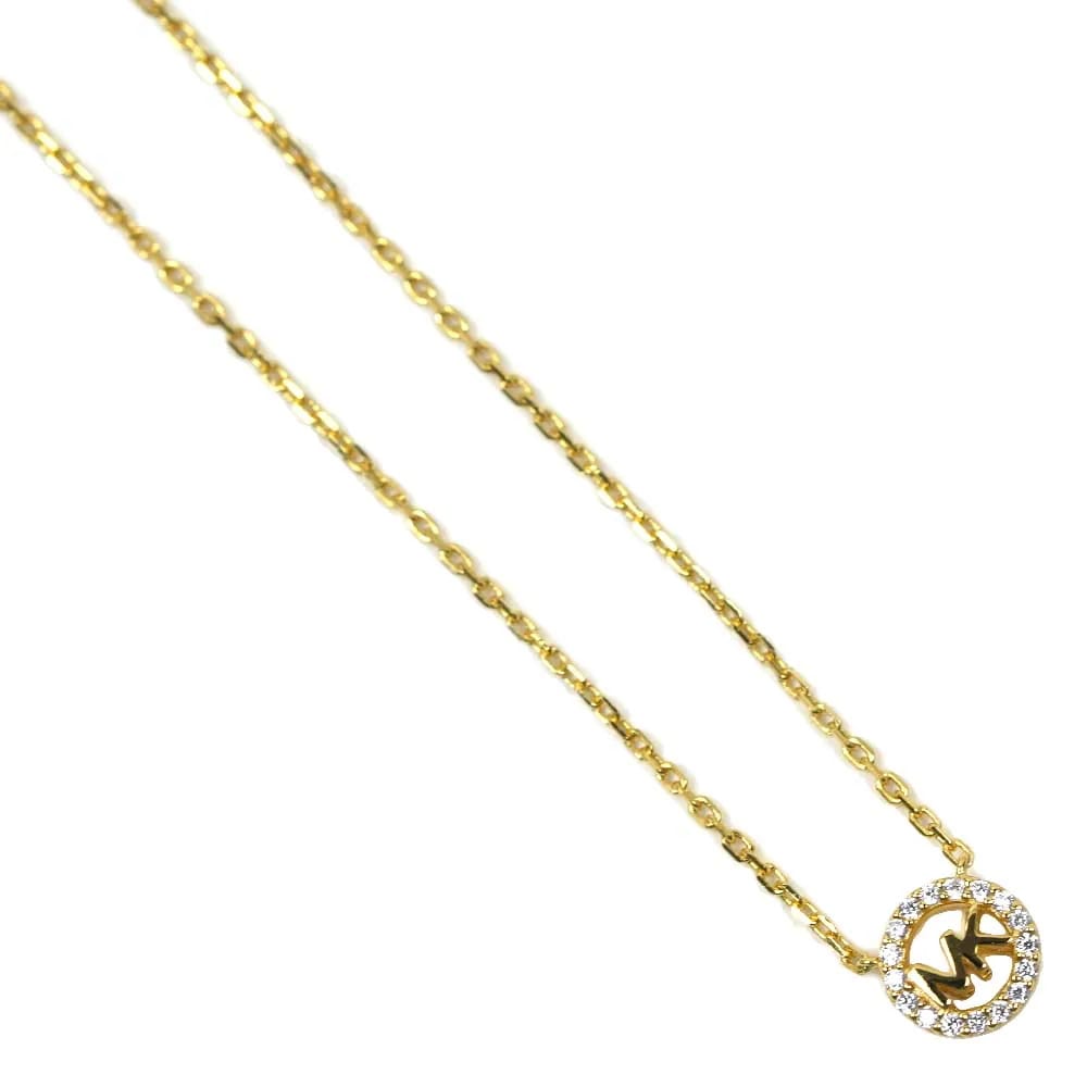 マイケルコース ネックレス ペンダント レディース アクセサリー MKロゴ スターリングシルバー ゴールド MICHAEL KORS MKC1726CZ710