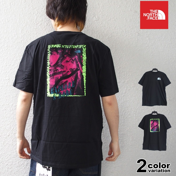 Tシャツ 半袖 メンズ トップス バックプリント ロゴ USライン　nf0a86wx