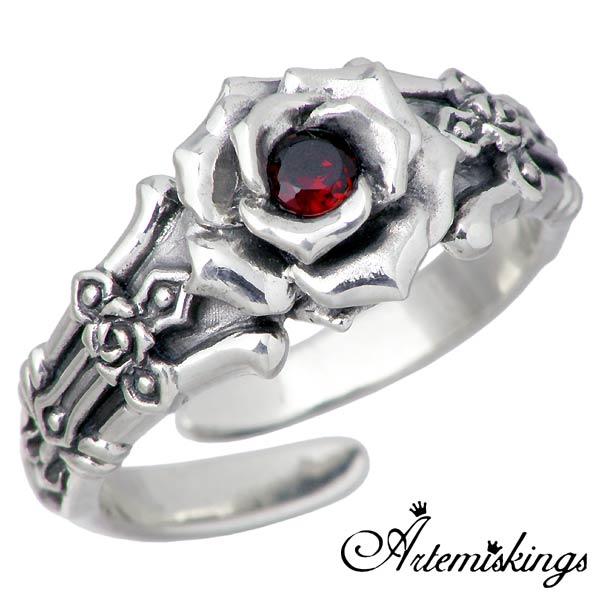 アルテミスキングス ARTEMIS KINGS クリムゾンローズ クラウン シルバー リング 指輪 アクセサリー キュービック メンズ レディース 719号 王冠 シルバー 925 AKR0032