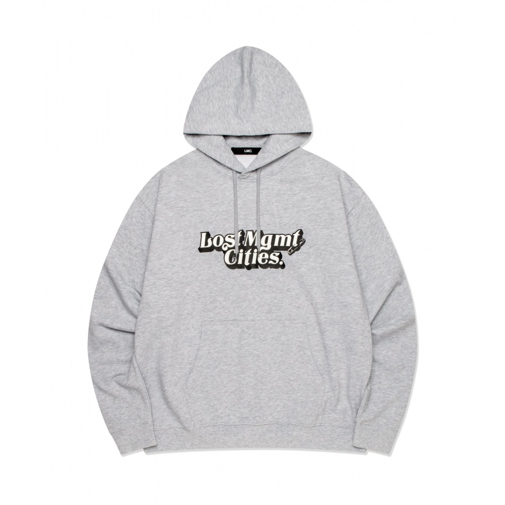LMC SKOOL PIN HOODIE ヘザーグレー