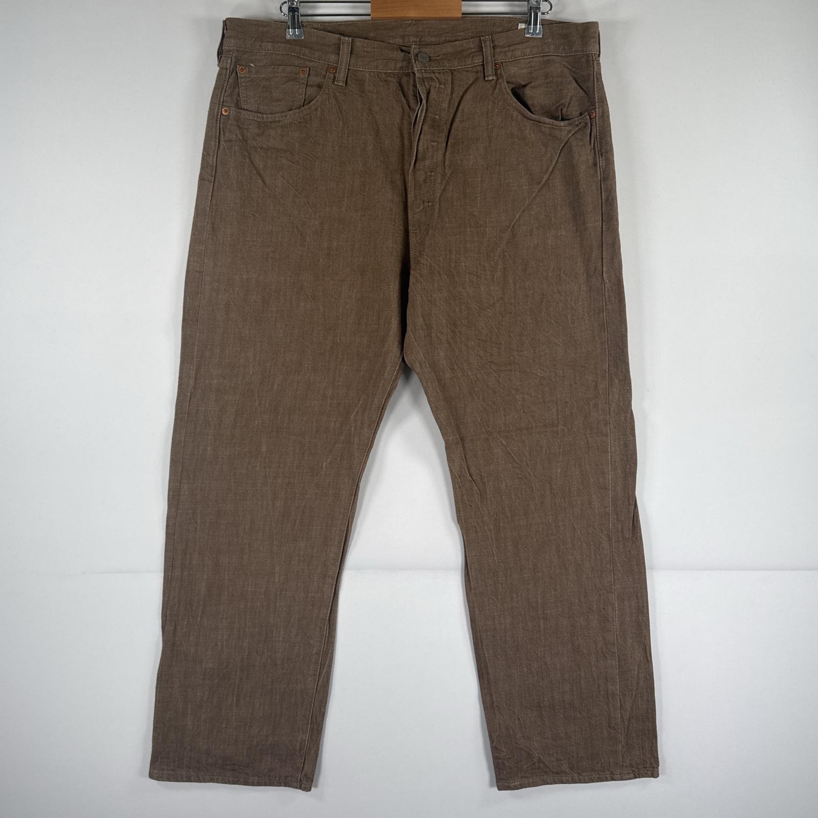 古着 デニムパンツ 501 ジーパン ストレート 大きいサイズ ボタンフライ カラーパンツ ビッグ w40 L30 ブラウン メンズ 5,082円