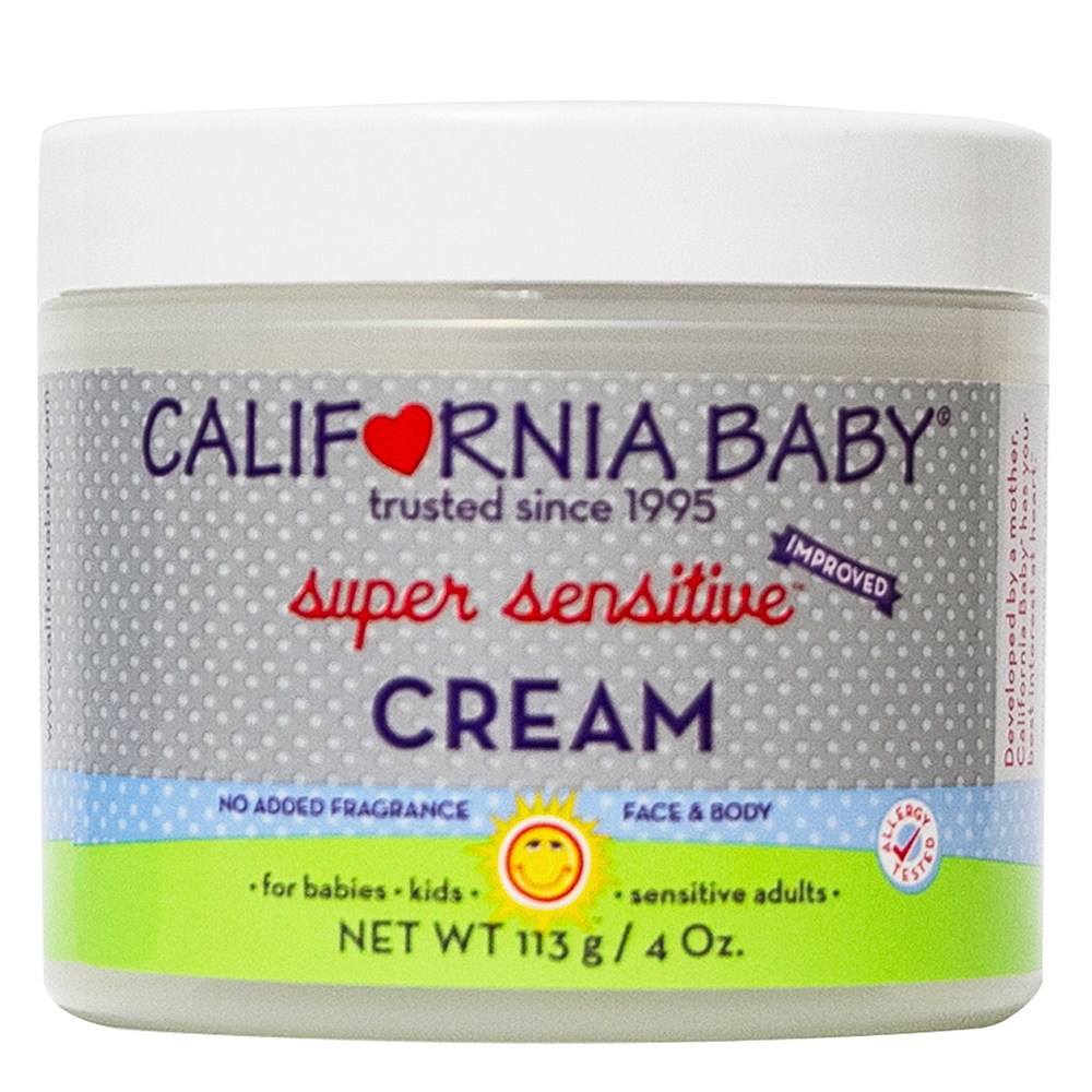 カリフォルニアベビースーパーセンサーティブフェイス＆ボディ幼児クリーム113g /出産/幼児用品
