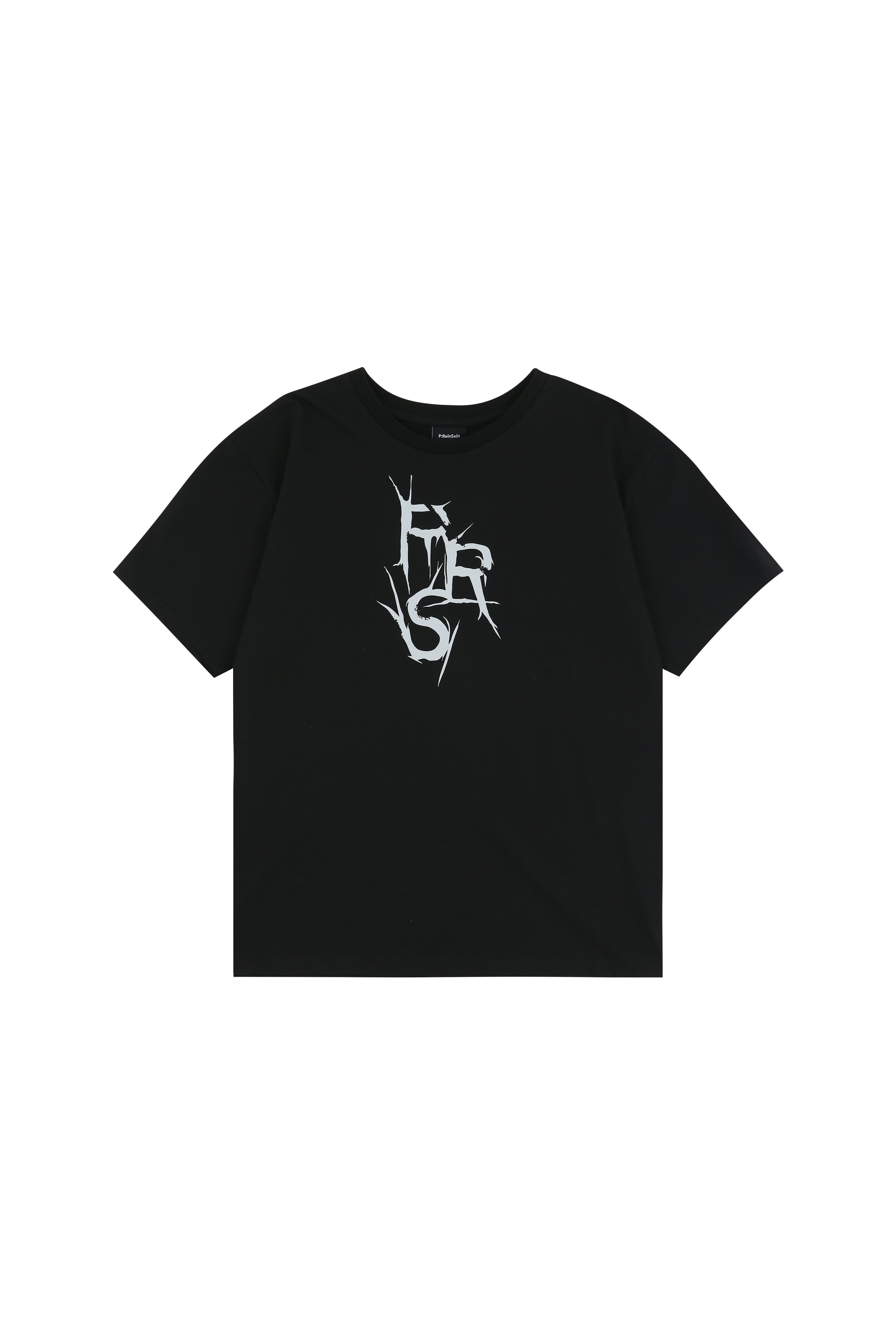 블랙 PRS 가시 반팔티