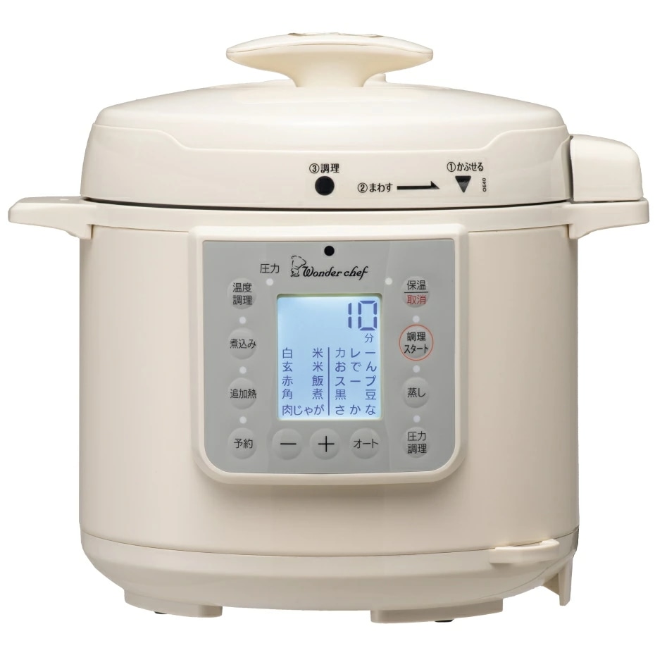 家庭用マイコン電気圧力鍋 「楽ポン」ヌージュ (nooge) 4.0L (OEDG40)