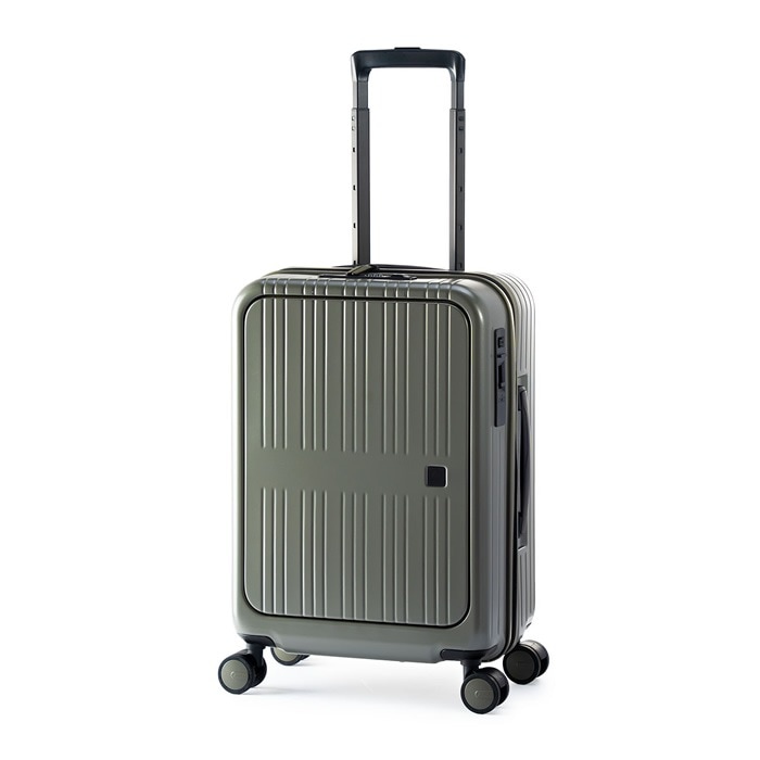 ハードキャリーケース Pitaflat ピタフラット 3～4泊 37L PIF-8810-18-SOL スチールオリーブ