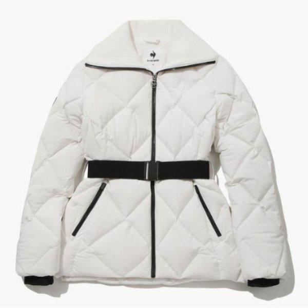 パディングUQC QP422ODJO5-OWT ベルト スリムフィット パディング ジャケット / OFF-WHITE