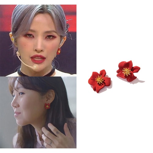 [(G)I-DLEソヨン,コンヒョジン着用]パンジー/大学生ファッション 韓国人気ファッション 韓国ジュエリー 人気ジュエリー