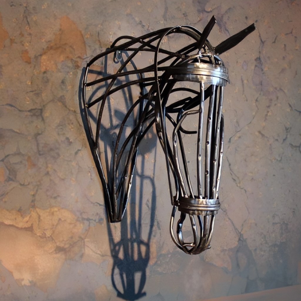 壁掛け ウォールインテリア アイアン 馬 ホース 動物 クリエイティブ シンプル モダン リビング ダイニング 寝室 屋内 装飾 インテリア