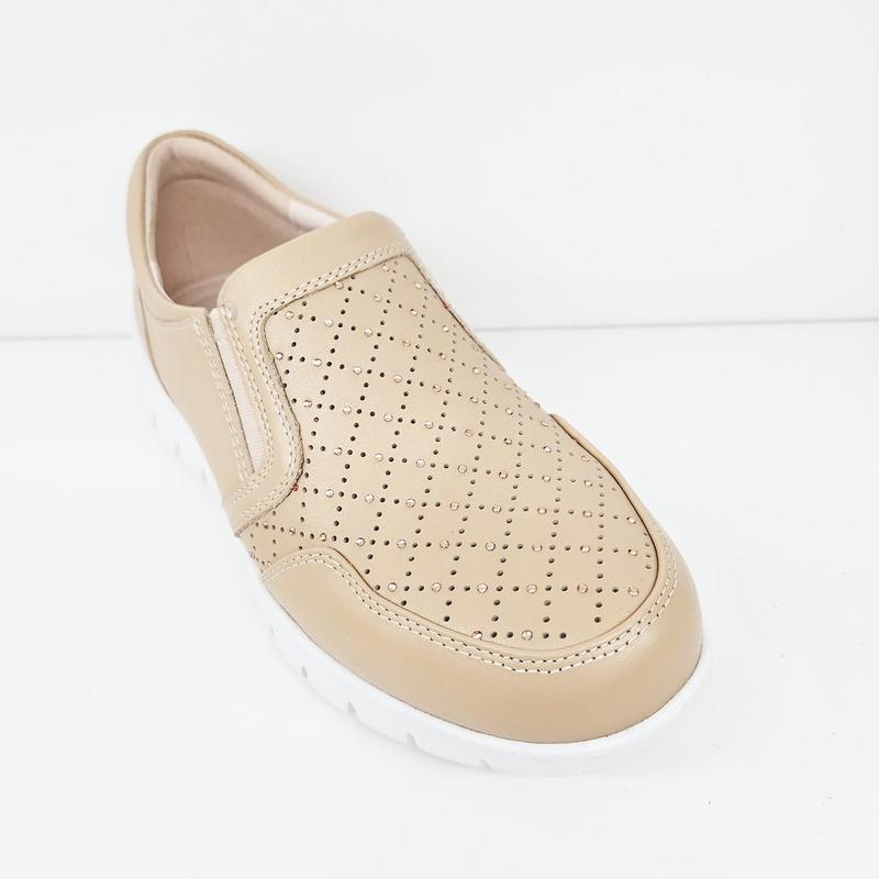 天然牛革女性カジュアルスリッポン LCWO54U613-35_KG