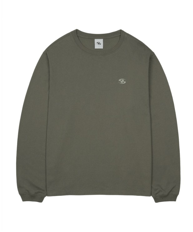 【SANSANGEAR】 25FW LOGO LONG SLEEVES : KHAKI