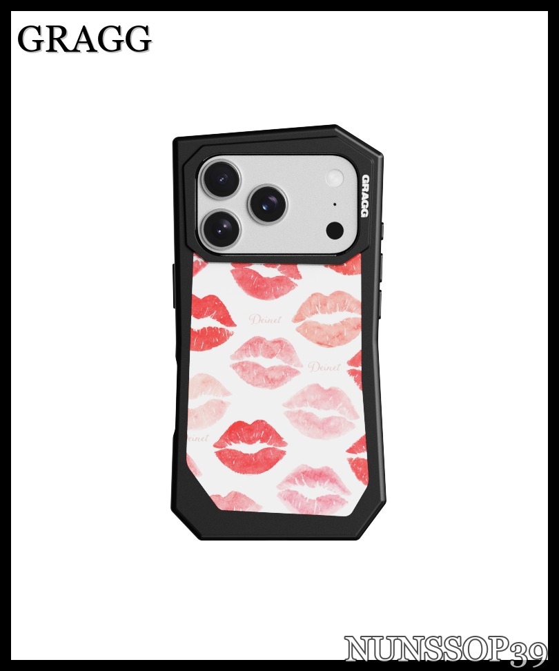GRAGG MAGSAFE LANDING CORNER CASE BLACK - LIPS IN