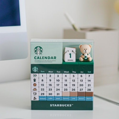 ベアリスタ カレンダー ブロック セット 万年 DIY カレンダー