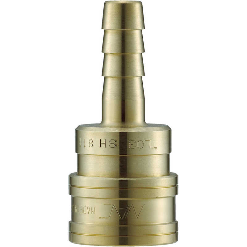 長堀工業　クイックカップリング TL型 真鍮製 ホース取付用　CTL16SH2