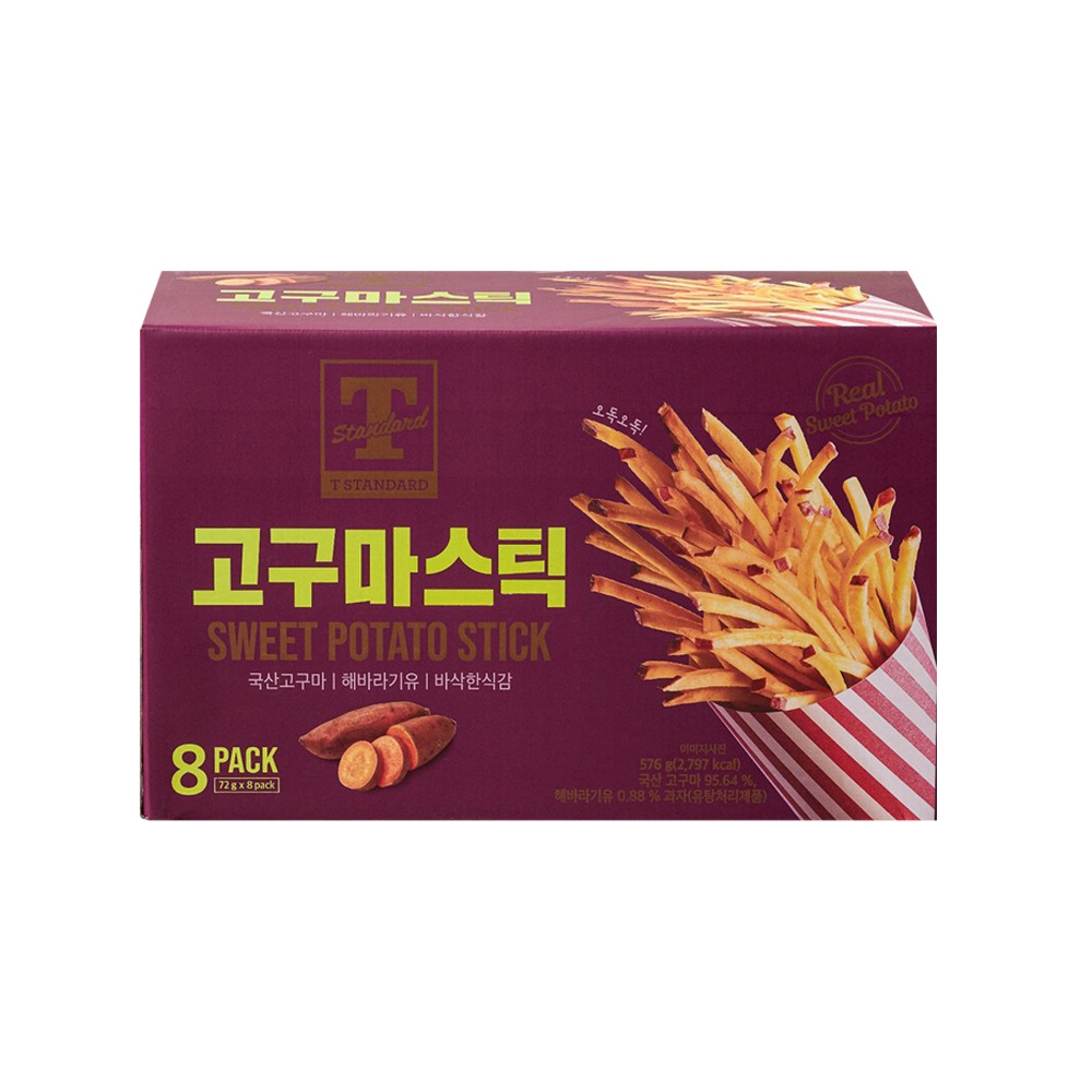 ティースタンダード さつまいもスティック 576g(72g×8個) 4,263円