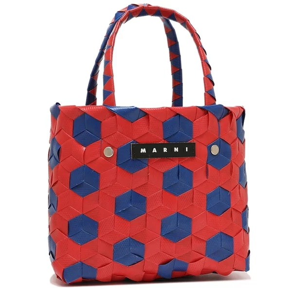 ハンドバッグ かごバッグ バスケットバッグ キッズ ミニバッグ ロゴ M00996 M00IW 0MC33 RED BLUE