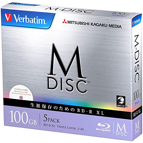 【高い素材】 Verbatim BD 1回記録用 ブルーレイディスク 長期保存 M-DISC バーベイタム ブルーレイディスクメディア