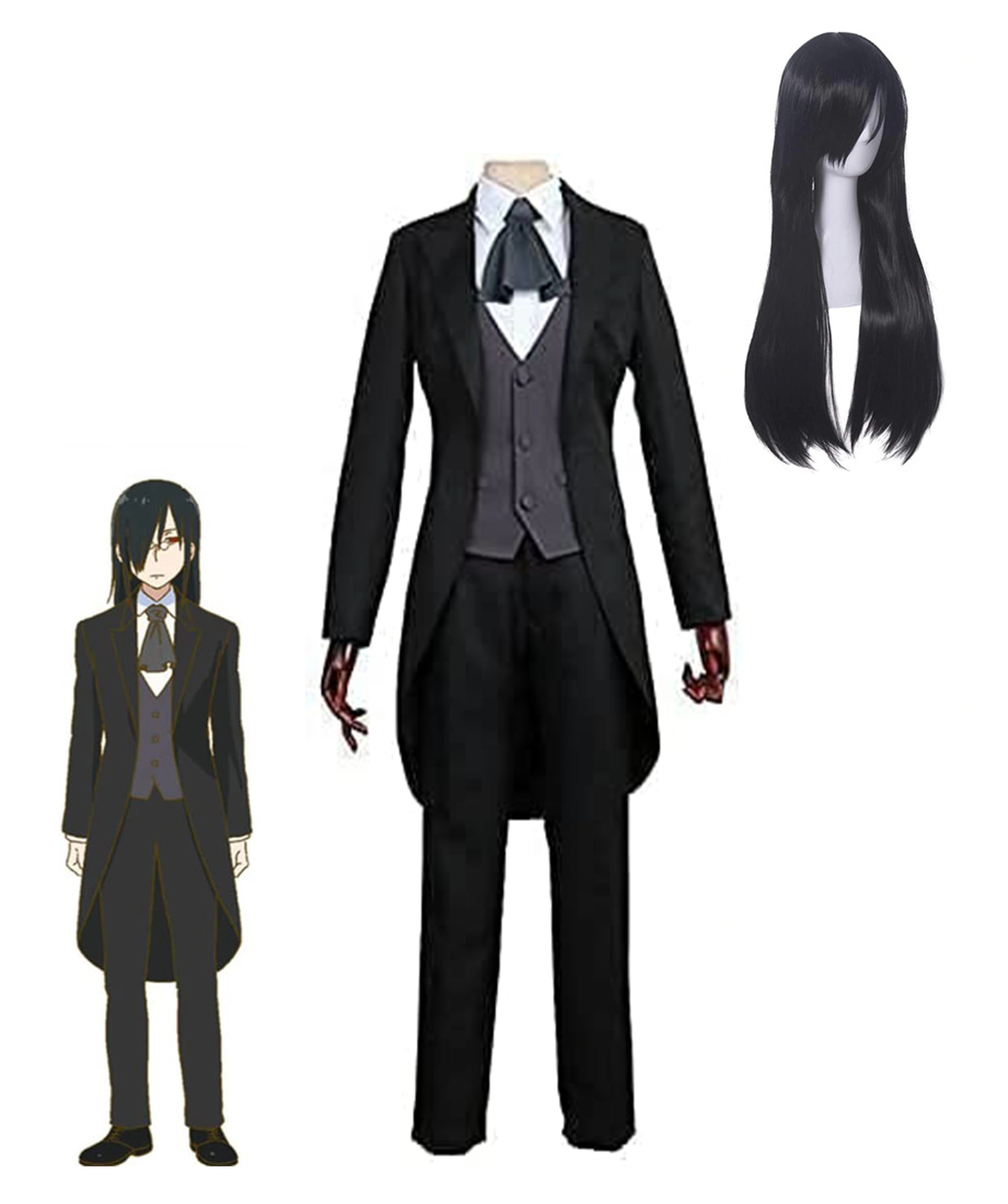 新作入荷小林さんちのメイドラゴン ファフニール 執事服 風 コスプレ衣装 コスプレ服 アニメ コスチューム