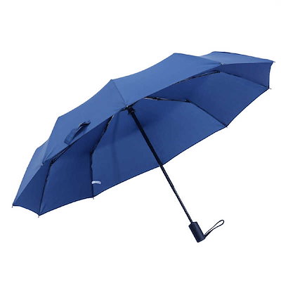 KIZAWA 自動開閉10本骨雨傘 ［雨傘 /58cm］ ネイビー ABC-10319UI-navy