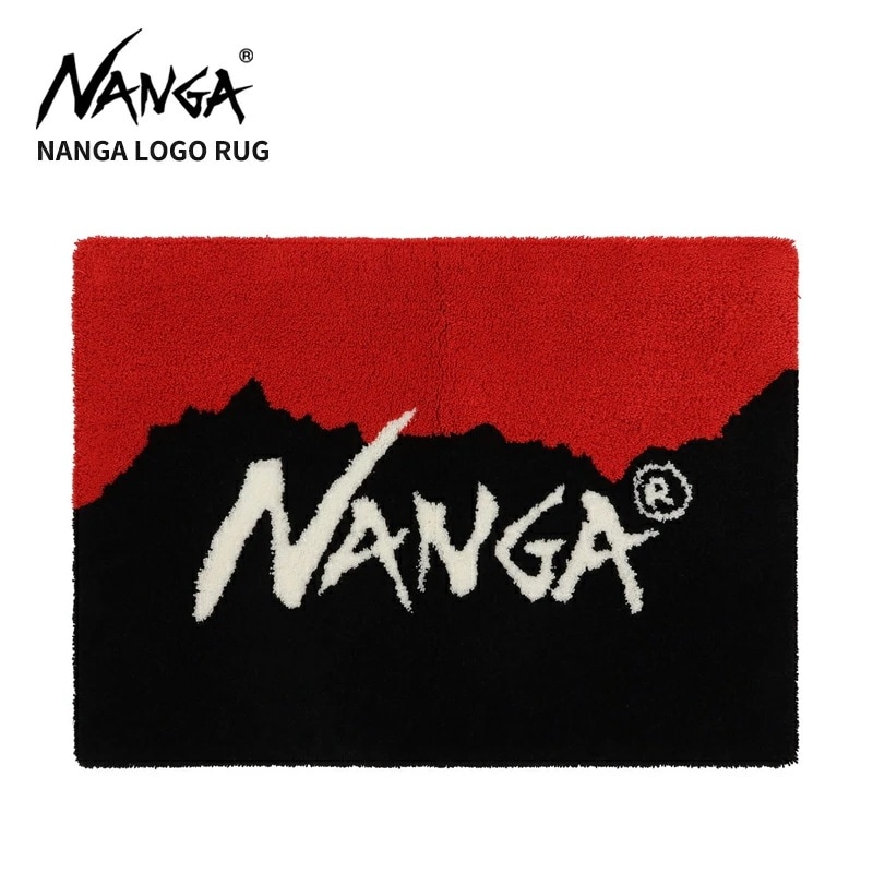 ナンガ ラグマット 玄関マット NANGA ナンガ ロゴ ラグ NANGA LOGO RUG カーペット