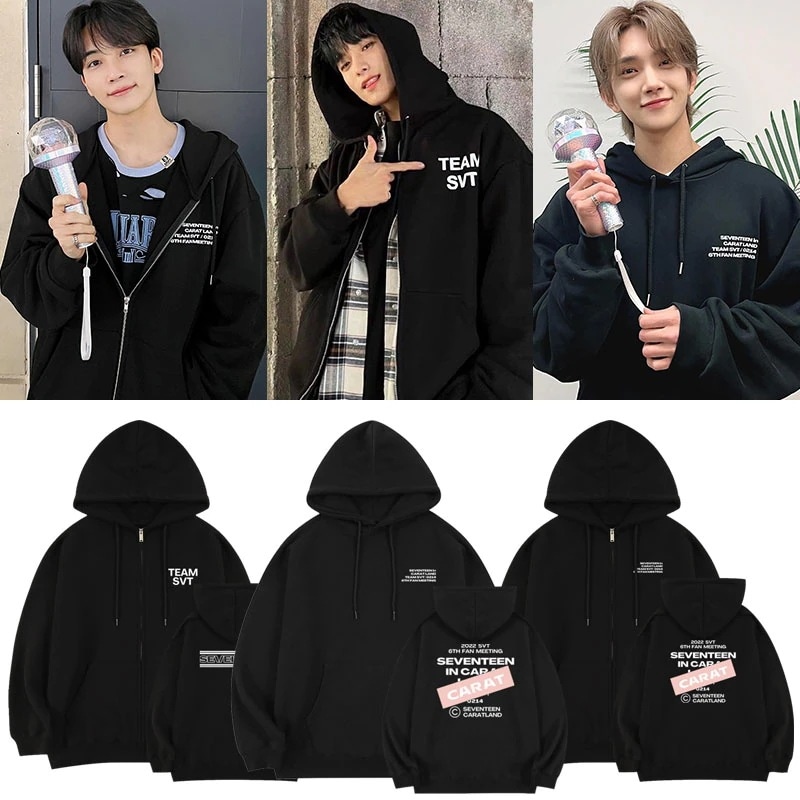 期間限定Seventeen 6周年記念svtcaratlandコンサート衣装服緩くて薄いベルベット 2枚購入でカード1パスケース