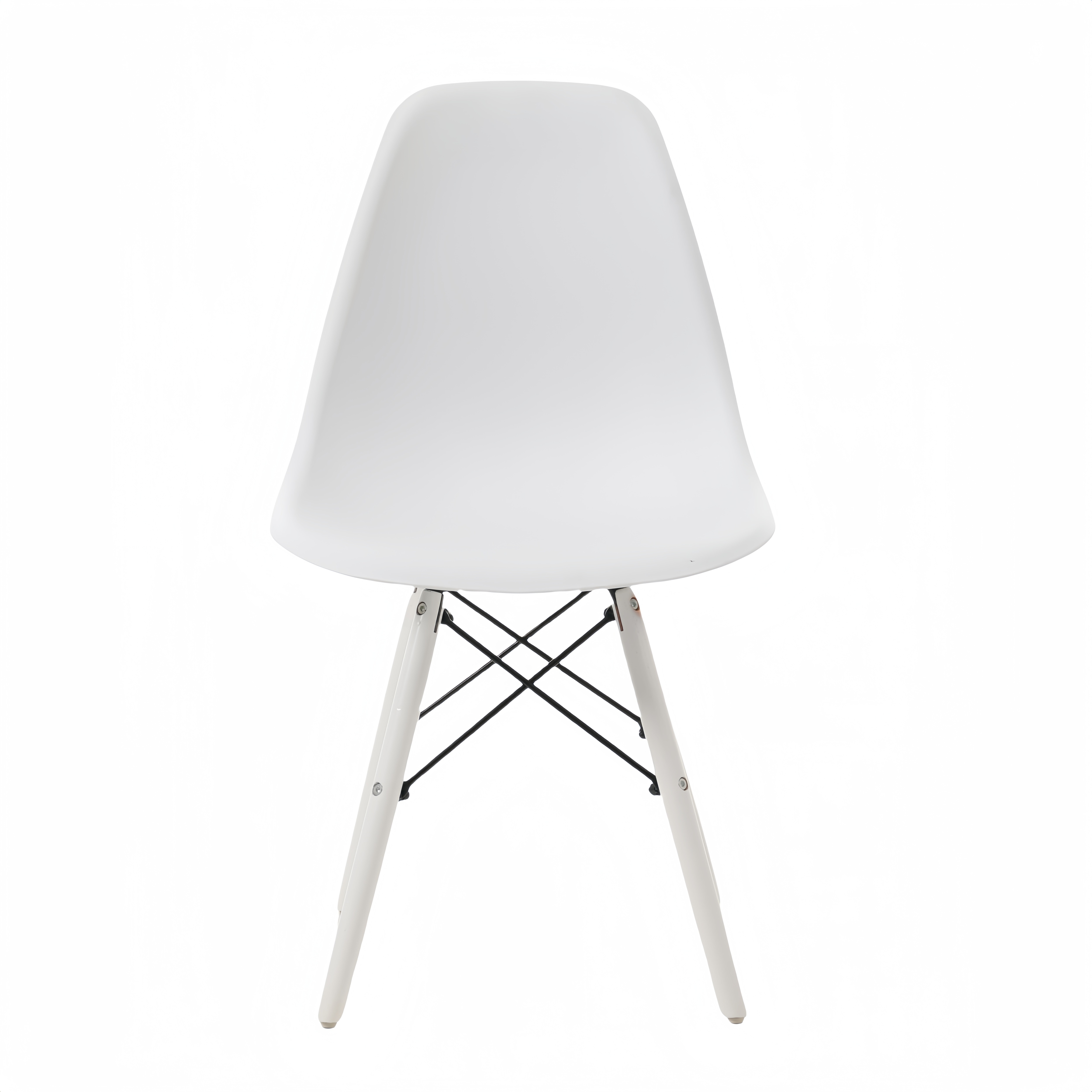 611【4脚】【ホワイト座面＆ホワイト脚】【ファブリック】イームズチェア リプロダクト ダイニングチェア ダイニングチェアー イームズチェア DSW eames イームズ チェアー DSW イームズ椅