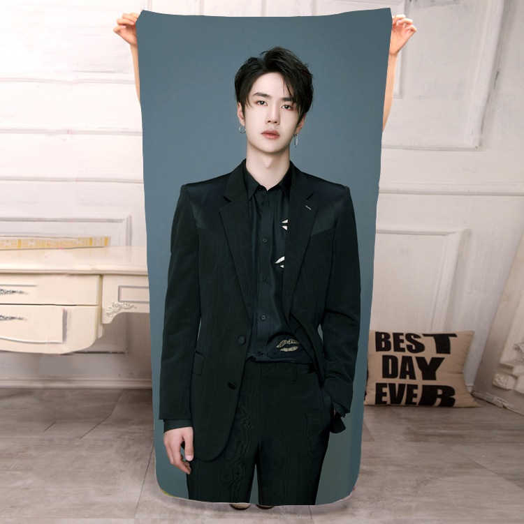 中国俳優グッズ　バスタオル　王一博　『陳情令』主役 幅50長100cm 3枚セット　仕様1-21