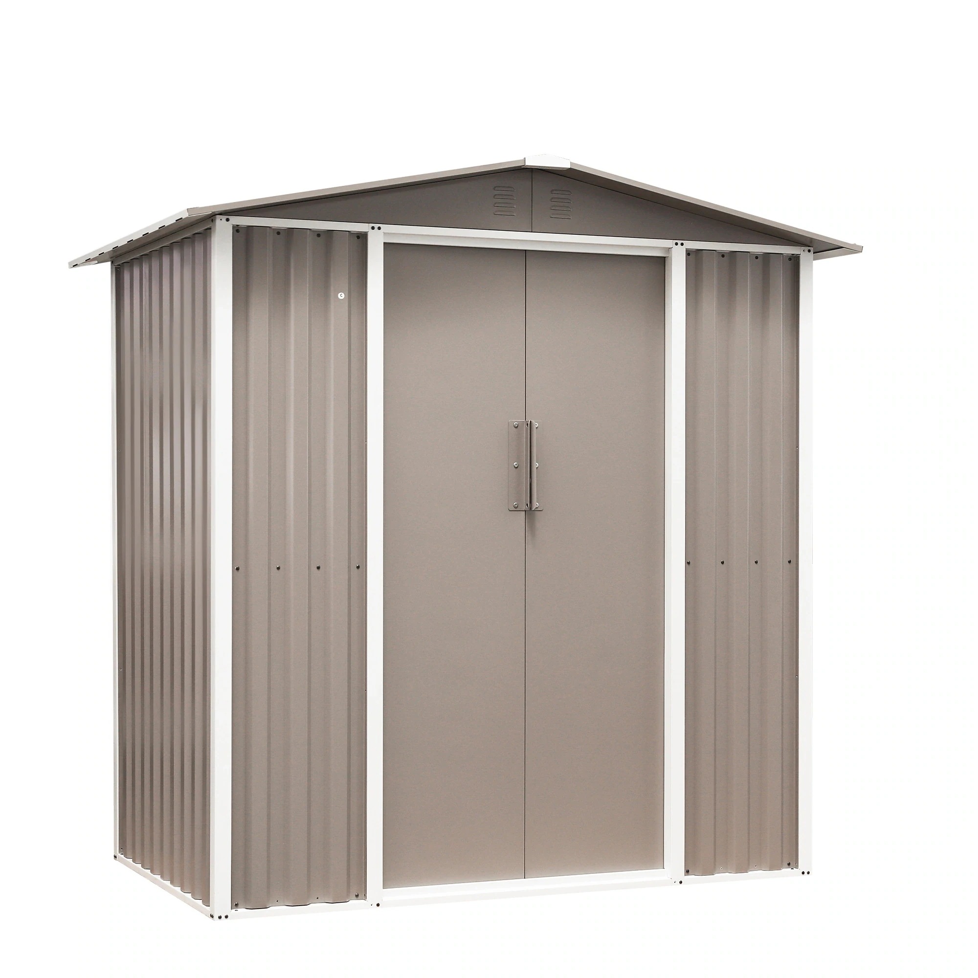 物置 屋外 スチール 倉庫 戸外収納庫 幅180*奥行き120*高185 物置き おしゃれ 大型 収納庫 屋外物置 防さび ベランダ 防水 ドア 引戸 スチール物置 屋外収納 ガーデニング