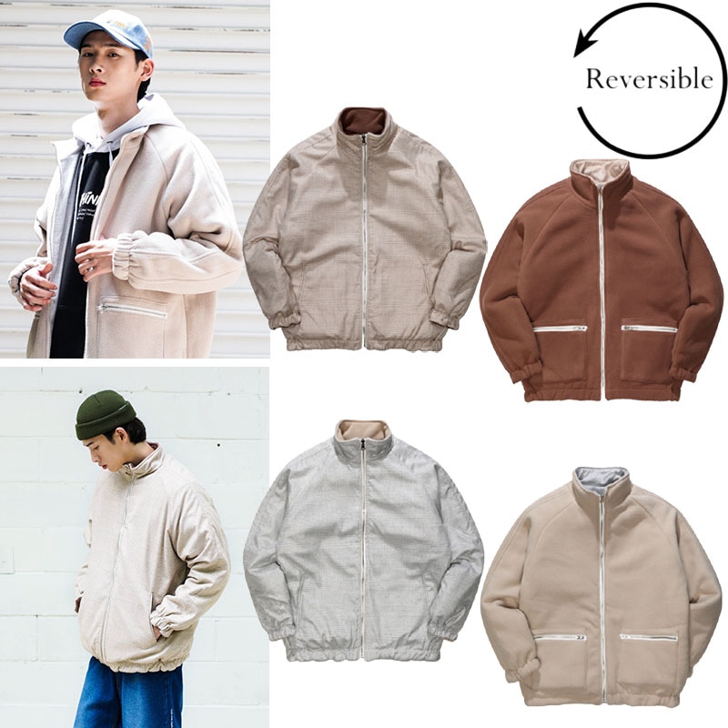 PUNCHLINE 正規品 男女兼用 Glen Check Reversible Jacket 2色 7,884円
