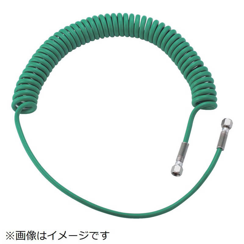 トラスコ中山　ハイパワーコイルホース高圧用 3.0MPa 2.0m　THC303