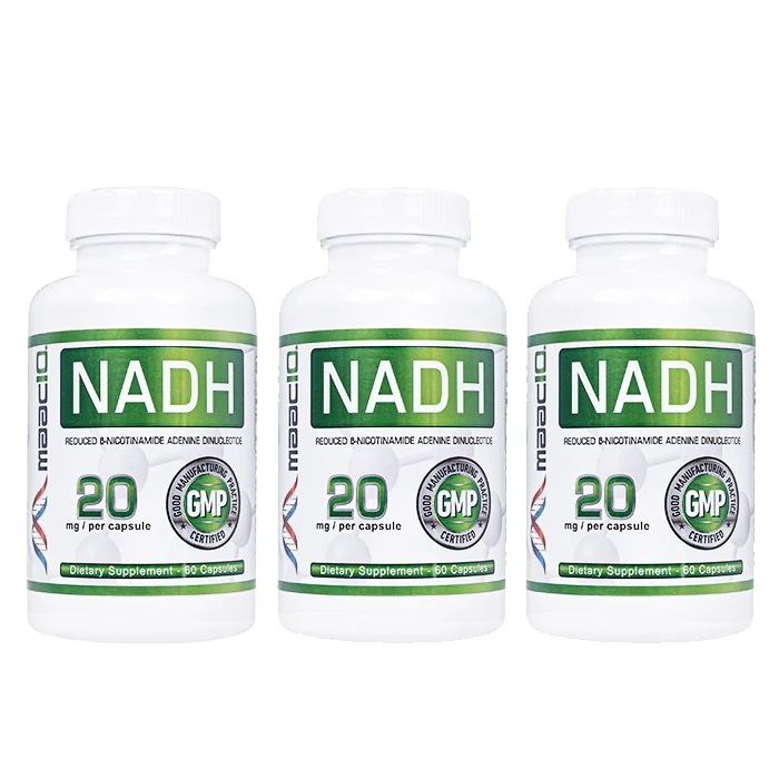 NADH 20mg 60錠 3本 Maac10 マックテン マック10 還元型ニコチンアミドアデニンジヌクレオチド 海外発送 日時指定不可 国際郵便発送