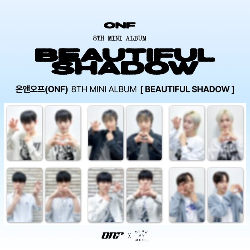 (6種セット) ONF 8集 Mini Album - Beautiful Shadow [DMM PHOTOCARD]