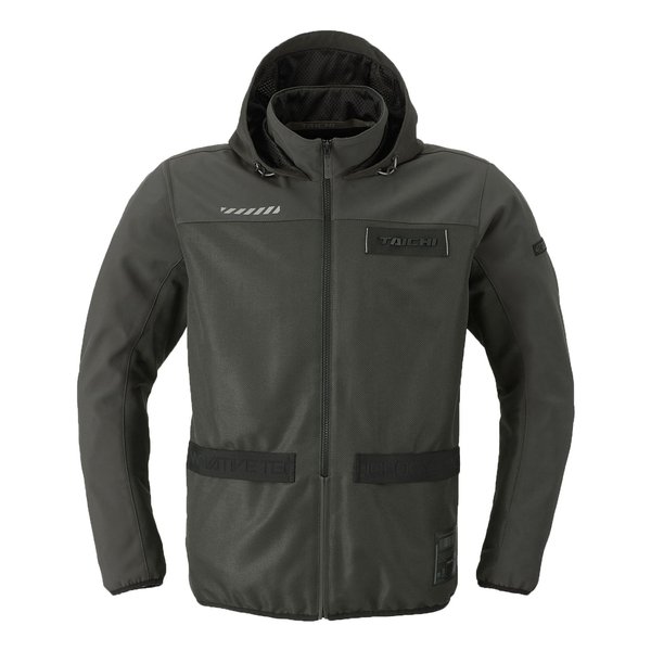 バイク用 春夏 エアー フリップパーカ グラファイト/Mサイズ RSJ334/GRAPHITE/M