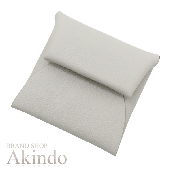 【新品】エルメス コインケース バスティア パールグレー エバーカラー 本革 レザー 小銭入れ HERMES メンズ レディース シンプル 軽量 小さめのバッグ・ポケットに 財布 エルメス HERME