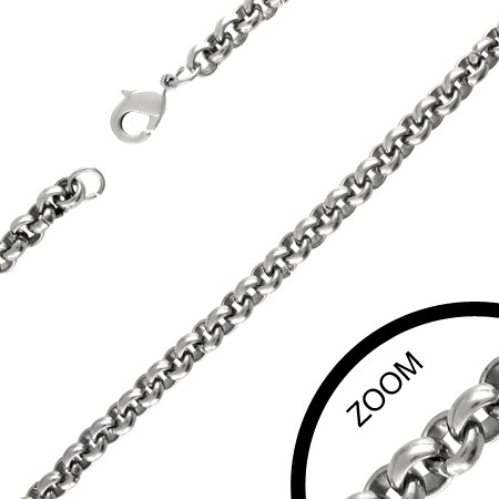 5mmリング ステンレスチェーン ネックレス 男性 女性 首飾り 定番 長い 短い シンプル 鎖 プレゼント アクセサリー 定番 人気 合わせやすい ユニセックス 兼用 stc00chz006xx