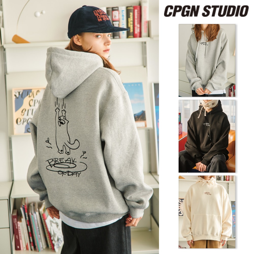 【CPGN STUDIO】 Non-Slip Embroidery Hood