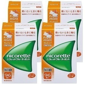 【第（2）類医薬品】 ニコレット フルーティミント 96個4個セット セルフメディケーション税制対象商品