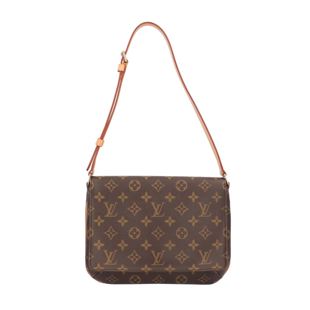 ルイヴィトン ミュゼットタンゴ ショート モノグラム ショルダーバッグ モノグラムキャンバス M51257 ブラウン LOUIS VUITTON 中古