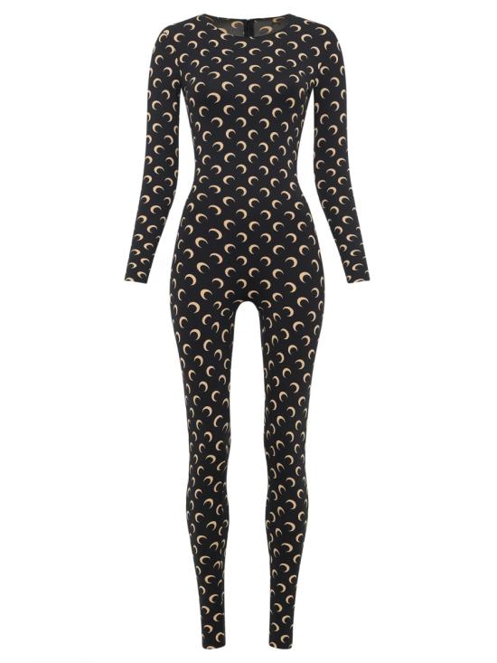 MARINE SERRE Women Jumpsuits WJS002A CJER0001IT99 BLACK