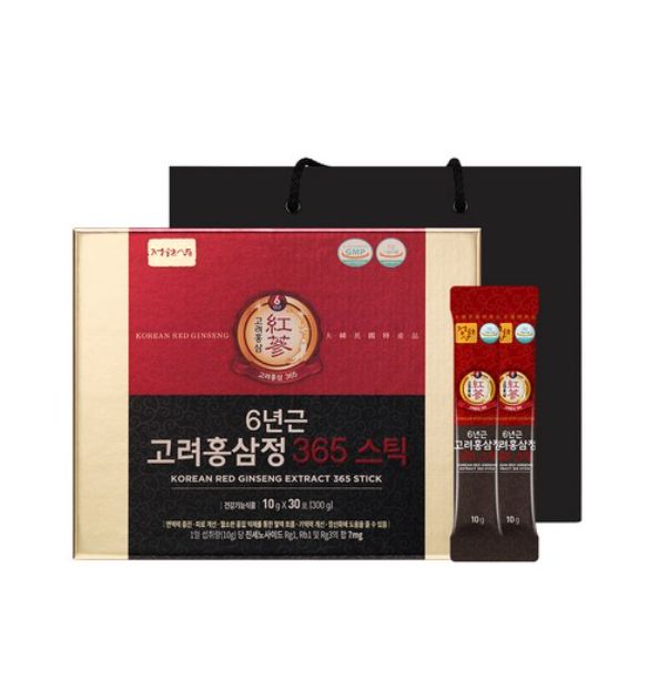 Jung/Won/Sam 6年根 高麗紅蔘精 365 スティック 30包 300g