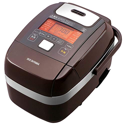 アイリスオーヤマ 炊飯器 3合 圧力IH式 メタリックブラウン 圧力IH式 銘柄炊き分け機能 極厚火