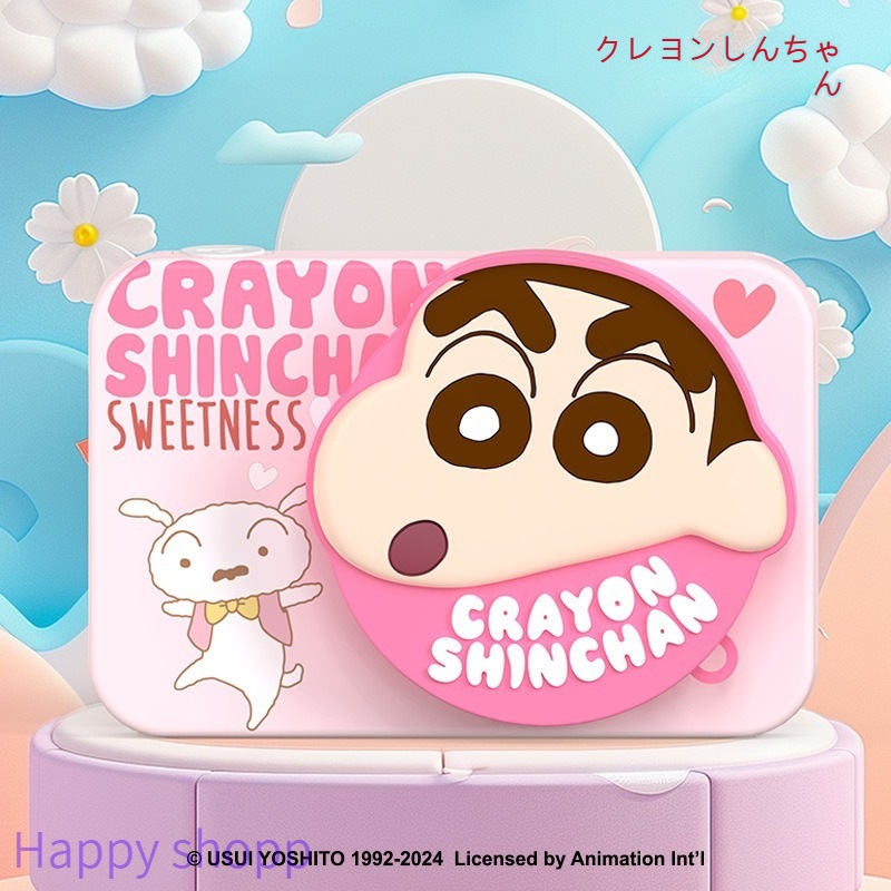 クレヨンしんちゃんミニポータブルキッズカメラ2.8インチIPSスマートタッチ子供の誕生日プレゼント
